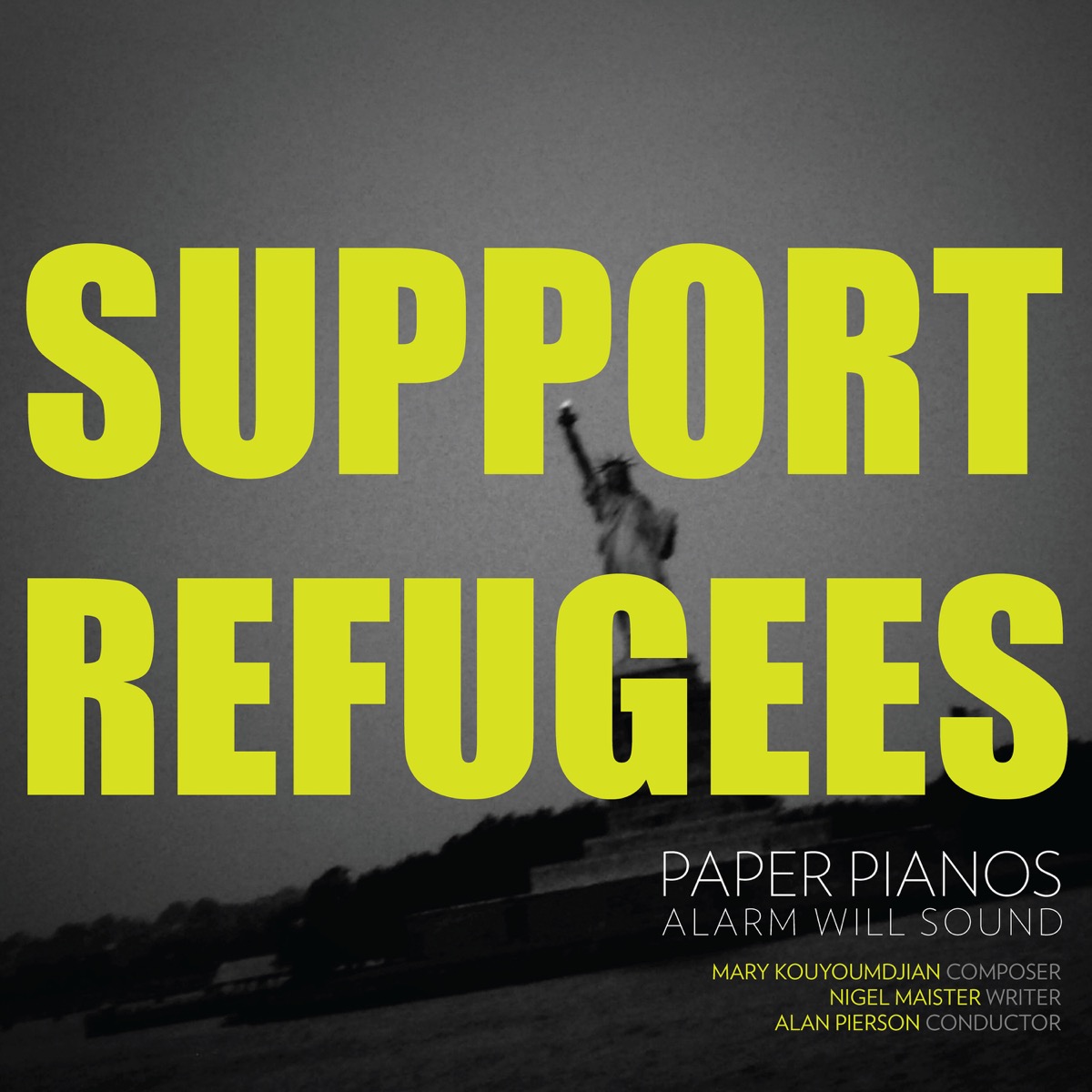 Paper Pianos album cover - Support Refugees